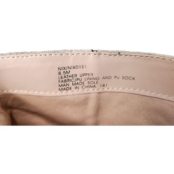 Steve Madden Nix Leopard Animal Print Suede Leather Heel Bootie Boots Size 8.5 - Picture 8 of 8